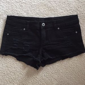 Blue asphalt black jeans shorts! Size 9. NWT!
